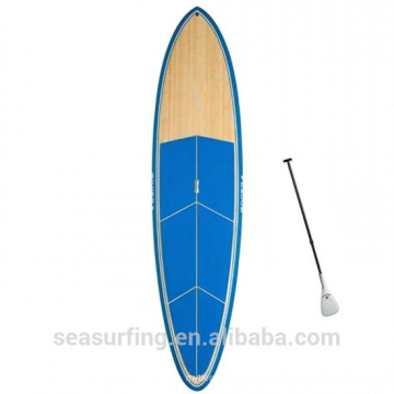 2016 año nuevo pin tail sup nuevo estilo oem tabla de surf venner de madera blanca